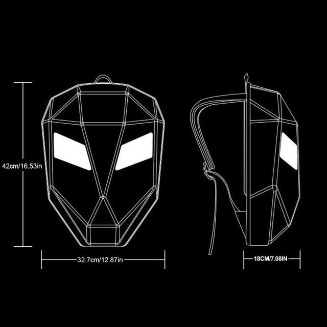 MOCHILA BIKER LED